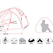 Палатка автомат четырехместная Envision 4 Lux