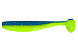 Виброхвост LureMax SLIM SHAD 3''/7,5см, LSSLS3-028 Blue Canary (10 шт.)