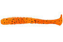 Виброхвост LureMax SENSOR 4''/10см, LSSR4-008 Fire Carrot  (10 шт.)